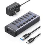 UGREEN 7-Port USB 3.0 Hub with 4 Smart Charging Ports (30778) - Image 2