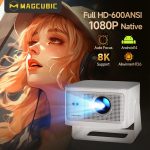 Magcubic HY350MAX 600 ANSI Portable Projector | Native 1080P with 8K Input, Android 14, Auto Keystone & Focus, Outdoor Friendly - Image 5