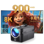 Magcubic HY450C 900ANSI Auto Focus Projector 8K 1080P Ultra Short Throw Allwinner H726 BT5.4 Auto Offset Home Theater Voice - Image 2