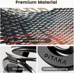 Pitaka Grip 3 Aramid Magnetic Ring Holder NFC – Black/Grey (Twill) - Image 7