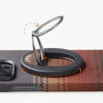 Pitaka Grip 3 Aramid Magnetic Ring Holder NFC – Black/Grey (Twill) - Image 3