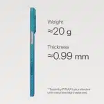 Pitaka Ultra Slim Lucid Blue Case for iPhone 17 Pro, iPhone 17 Pro Max, iPhone Air - Image 4