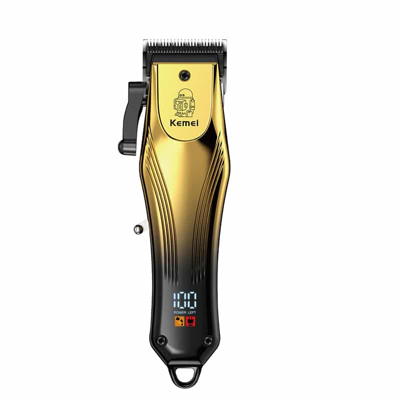 Main-Image-6 Kemei Km-656 2000Mah Li-Battery Powerful Professional Brand Hair Clipper Gradient Hair Salon Cutting Trimmers Adjustable Blades - Image 1