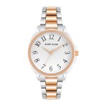 Anne Klein White Dial Quartz Analog Ceramic Strap Watch for Women AK4055WTRT