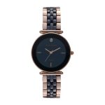 Anne Klein Mother of Pearl Dial Ceramic Strap Watch NEAK3158NVRG