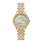 Anne Klein Quartz Analog Brown Dial Ceramic Strap Watch for Women NDAK3672TNGB