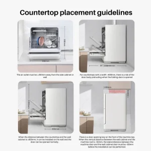 Gadgetoo Xiaomi Smart Desktop Dishwasher S1 – Sterilization &Amp; Smart Wash 5-In-1