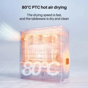 Gadgetoo Xiaomi Smart Desktop Dishwasher S1 – Sterilization &Amp; Smart Wash 5-In-1