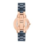 Anne Klein Navy Dial Ceramic Strap Watch NCAK3718NVRG - Image 2