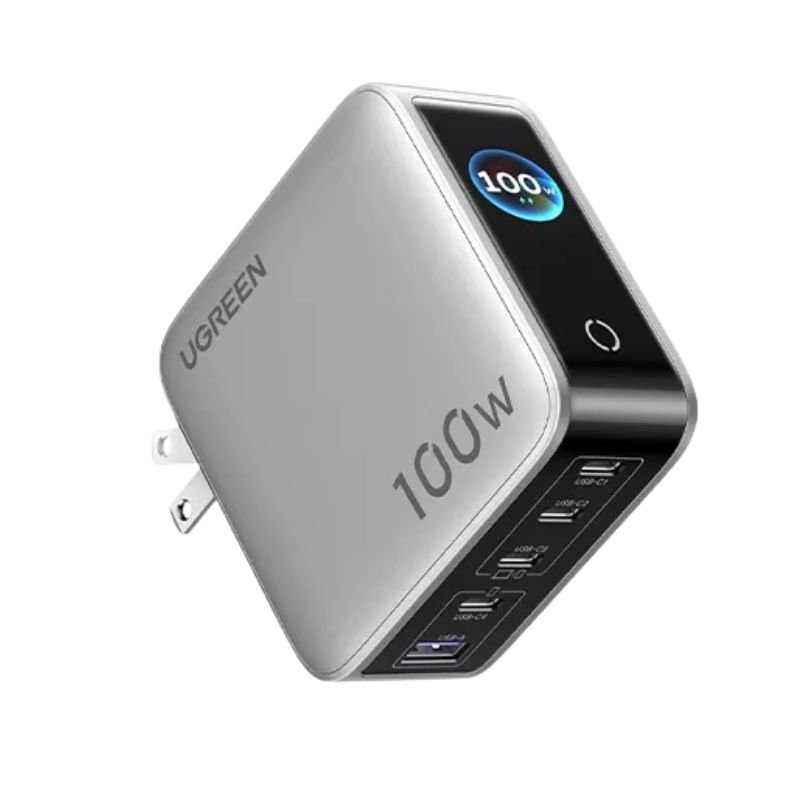 2026/03/1000057617.Jpg Ugreen X773 Nexode Pro 100W 5-Port Smart Display Gan Charger - Image 1