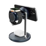 WIWU Wi-W041 Qi2 25W 3in1 Space Station Air-cooled Magnetic Wireless Charger - Image 3
