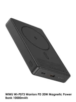 WiWU Warriors PD 20W Magnetic MagSafe PowerBank 10000mAh Aramid Fiber Black (P073) - Image 2