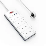 WiWU Wi-S009 20W GaN 12-in-1 Desktop Power Strip - Image 2