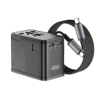 WiWU Wi-UA014 45W Universal Plug Adapter Cable Combo
