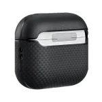 Pitaka Aramid Fiber Case for AirPods Pro 3 Black / Grey - Image 2