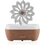 Plastic Oval Windmill Aroma Oil Diffuser, White, Corded Electric