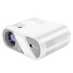 hoco DT1 1280x720P 140ANSI WiFi Bluetooth Wireless Projector Same Screen Version, EU Plug(White) - Image 2