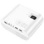 hoco DT1 1280x720P 140ANSI WiFi Bluetooth Wireless Projector Same Screen Version, EU Plug(White) - Image 4