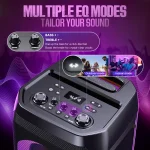 W-KING T12 370W Powerful Bluetooth Party Speaker with Subwoofer Bass - Image 4