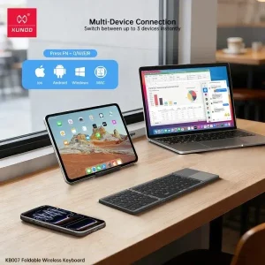 Gadgetoo Xundd Kb007 Foldable Wireless Keyboard