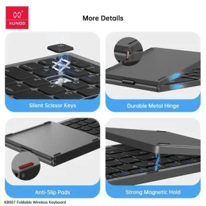 Gadgetoo Xundd Kb007 Foldable Wireless Keyboard