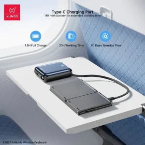 Gadgetoo Xundd Kb007 Foldable Wireless Keyboard