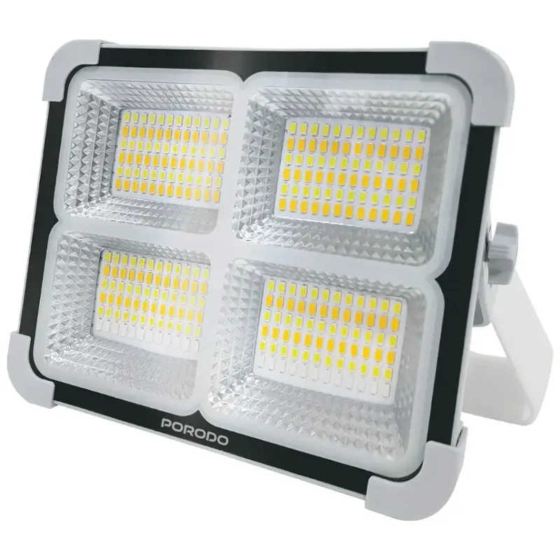 Porodo-Sunlite-Solar-Rechargeable-Outdoor-Led-Light-144W-Pdqts100Wh Porodo Sunlite Solar Rechargeable Outdoor Led Light 144W Pdqts100Wh For Camping &Amp;Amp; Emergency Backup - Image 1