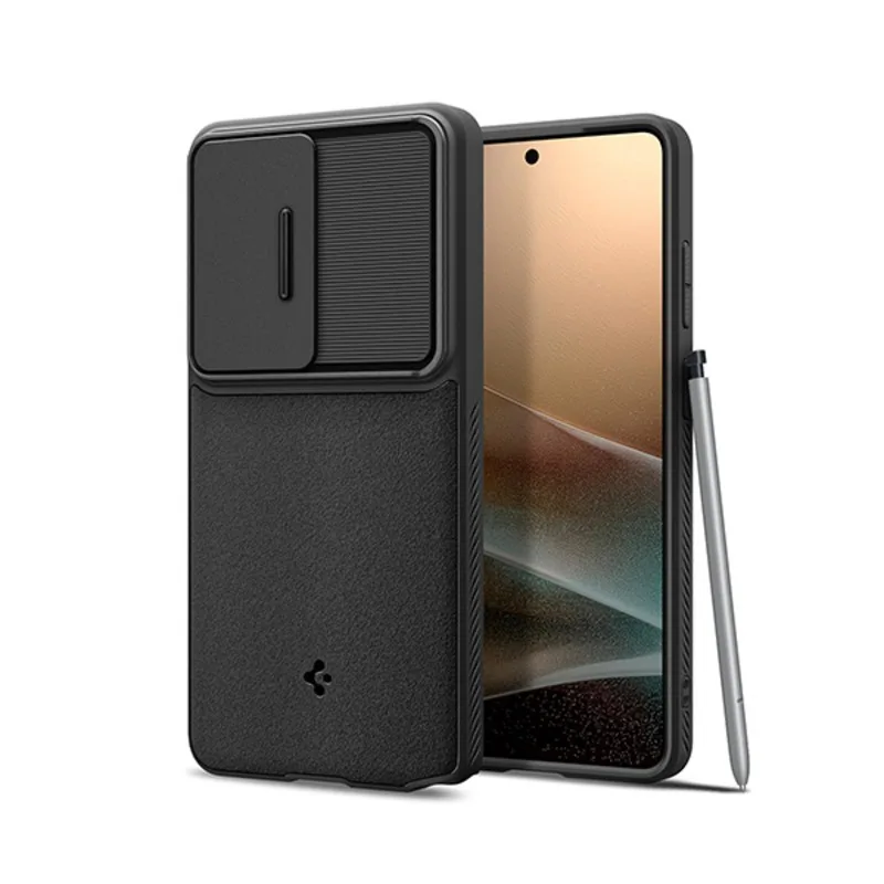 Spigen-Samsung-Galaxy-S26-Ultra-Optik-Armor-Case-3 Spigen Samsung Galaxy S26 Ultra Optik Armor Case With Camera Cover - Image 1