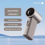 Xiaomi AISOLOVE F20 Turbo 6000mAh Handheld Fan | 100-Level Stepless Cooling - Image 3