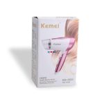 Kemey KM-6833 Professional Hair Dryer Hot and Cool Medium size heavy duty 1600watts - Image 6