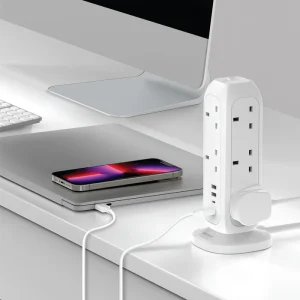 Gadgetoo Momax Oneplug 11-Outlet Power Strip With Usb (20W Usb-C Pd)
