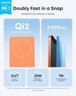 Anker Nano Qi2 15W 5000mAh MagSafe Ultra Slim Power Bank A1115 - Image 2