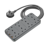 Momax Oneplug 8-Outlet Power Strip With USB and 20W USB-C PD
