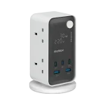 Momax 1-Charge Work Flow 6-Outlet GaN Power Tower 35W with USB Ports