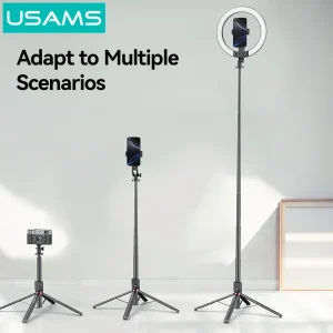 Gadgetoo Usams Zb323 10-Inch Live Stream Stand With Fill Light