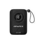 Awei P23K 10000mAh 22.5W Fast Charging Power Bank with Digital Display
