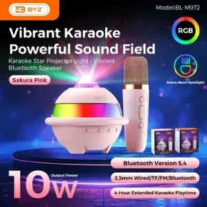 Gadgetoo Byz Bl-972 Karaoke Speaker With Wireless Microphone (10W)