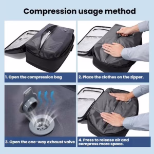 Gadgetoo Bange 7875-1 Vacuum Compression Backpack Unisex Large-Capacity Travel Backpack