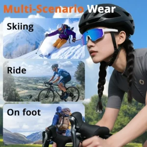 Gadgetoo Colmi V06 Ai Smart Sports Sunglasses With 2K Hd Camera &Amp; Bluetooth Calling (Black) Gadgetoo Colmi V06 Ai Smart Sports Sunglasses With 2K Hd Camera &Amp; Bluetooth Calling (Black)