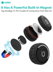 Gadgetoo Coteci Ot-065 Tire Model Set Rugged Gps Tracker Protective Cover Case For Airtag