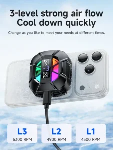 Gadgetoo Hoco Ga5 Triumph Semiconductor Mobile Phone Cooler With Semiconductor Cooling &Amp; Magnetic Attachment