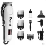 Kemei KM-809A Professional Digital Hair Clipper with Rechargeable Cordless Trimming - Image 2