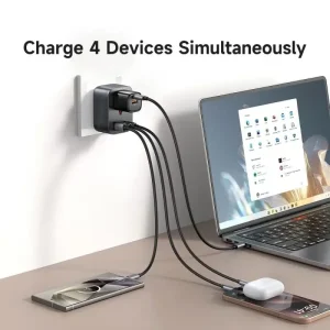 Gadgetoo Mcdodo Cp-0810 Uk Travel Plug Adapter With 3 Usb Ports