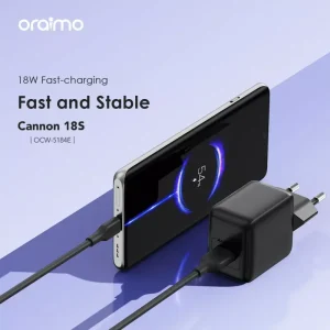 Gadgetoo Oraimo Cannon 18S 18W Fast Charging Adapter With Micro Usb Cable