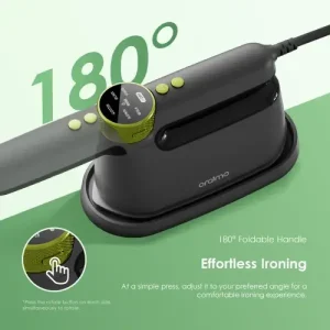 Gadgetoo Oraimo Oei-801A Portable Electric Smart Iron (1740W) For Dry &Amp; Steam Wrinkle Removal