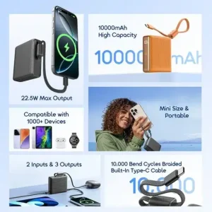 Gadgetoo Oraimo Powernova L11 Opb-7103C 10000Mah 22.5W Fast Charging Power Bank