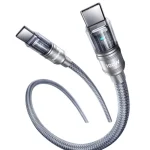 Remax CB29 Type-C to Type-C Cable (PD 100W) with Zinc Alloy Connector and Braided Nylon (1.2M)