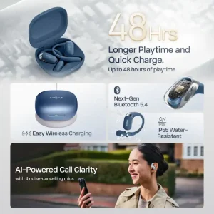 Gadgetoo Shokz Openfit 2 Plus Open-Ear Wireless Earbuds With Awareness For Active Lifestyles