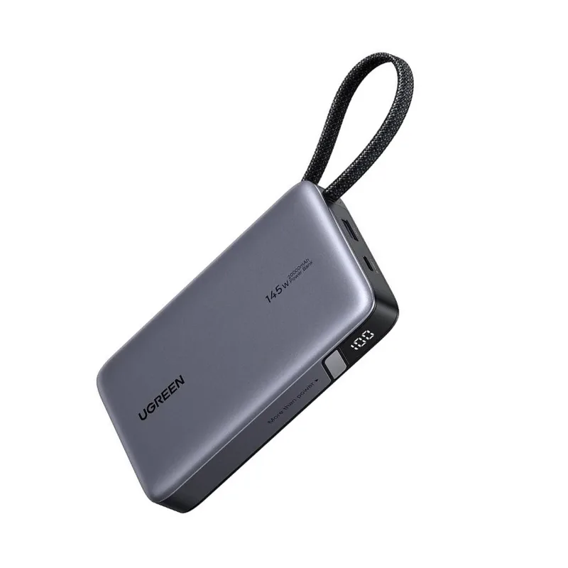 Ugreen-20000Mah-145W-Power-Bank-With-Built-In-Cable-55992B Ugreen 20000Mah 145W Power Bank With Built-In Cable (55992B) - Image 1