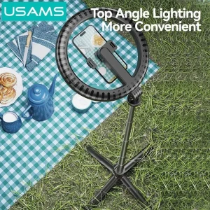 Gadgetoo Usams Zb323 10-Inch Live Stream Stand With Fill Light